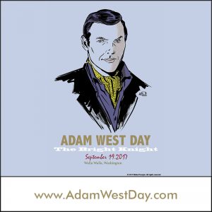 Adam West Day illustration