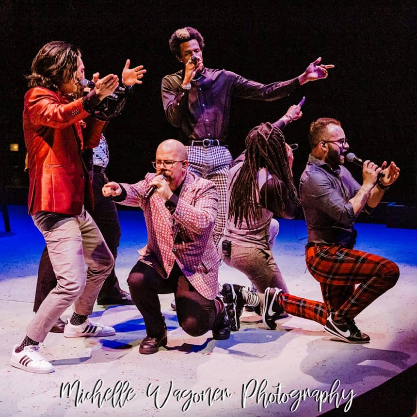 Six Appeal a cappella. Photo by Michelle Wagoner.